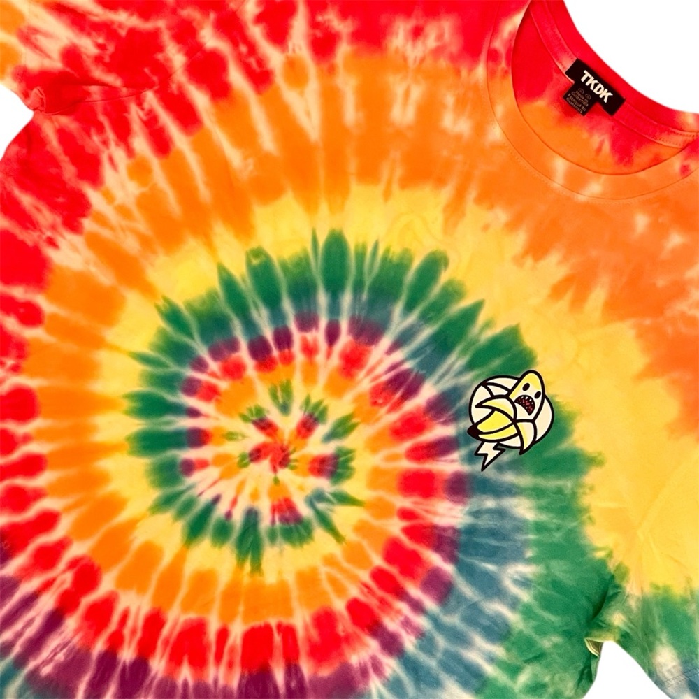 Tokidoki Tie Dye Men’s (L) Shirt Banana Thrasher Silverback Skater Rare HTF NWT